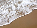 Sand beach water background Royalty Free Stock Photo