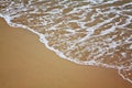 Sand beach water background Royalty Free Stock Photo