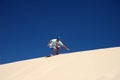 Sand boarding Royalty Free Stock Photo