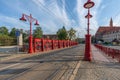 Sand Bridge at Wyspa Piasek Island - Wroclaw, Poland Royalty Free Stock Photo