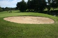 Sand Bunker Royalty Free Stock Photo