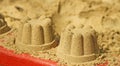 Sand cake Royalty Free Stock Photo