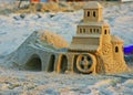 Sand castle Royalty Free Stock Photo