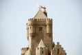 Sand castle Royalty Free Stock Photo