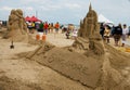 Sand Castle Day on South Padre Island Royalty Free Stock Photo