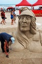 Sand Castle Day on South Padre Island IV Royalty Free Stock Photo