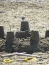 Sand castle Royalty Free Stock Photo