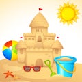 Sand Castle with Sandpit Kit