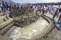 Sand Castle Sculpting Contest, Royalty Free Stock Photo