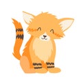 Sand cat icon vector illustration. Cartoon style Royalty Free Stock Photo