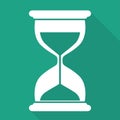 Sand clock icon. Glass timer symbol Royalty Free Stock Photo