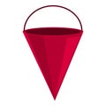 Sand cone icon cartoon vector. Work person Royalty Free Stock Photo