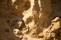 Sand on the construction site as a background Royalty Free Stock Photo