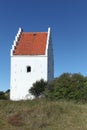 The sand covered church in Skagen Royalty Free Stock Photo