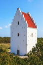 Sand-Covered Church in Skagen Royalty Free Stock Photo