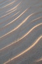 Sand curves and lines Royalty Free Stock Photo