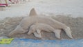 Sand Delfin Royalty Free Stock Photo