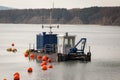 Sand dredger boat