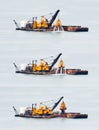 Sand Dredging in Asia.