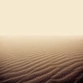 Sand on the dry desert. Royalty Free Stock Photo