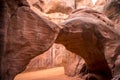 Sand Dune Arch - Arches National Park Moab Utah Royalty Free Stock Photo