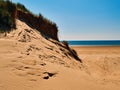 Sand Dune and Beach Traeth Penrhos Anglesey Royalty Free Stock Photo