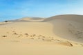 Sand dune and blue sky in Muine, Vietnam