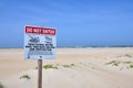 Sand Dune in Cape Hatteras, North Carolina Royalty Free Stock Photo