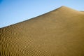 A sand dune close to the oasis Huacachina, near Ica, Peru Royalty Free Stock Photo