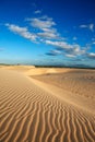 Sand dune of cumbuco Royalty Free Stock Photo