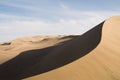 Sand dune in the desert Royalty Free Stock Photo