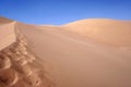 A sand dune in Khongoryn Els, the Royalty Free Stock Photo