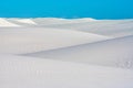 Sand Dune Layers Criss Cross As They Fade Into The Horizon