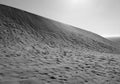 Sand dune - natural background black and white Royalty Free Stock Photo