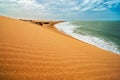Sand Dune and Ocean Royalty Free Stock Photo