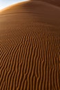 Sand dune patterns Royalty Free Stock Photo