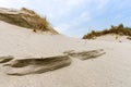 Sand dune patterns Royalty Free Stock Photo