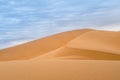 Badain Jaran Desert with curves Royalty Free Stock Photo