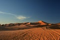 Sand dune, Sahara Desert Royalty Free Stock Photo