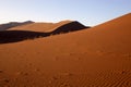 A sand dune Sossusvlei, Namibia Royalty Free Stock Photo