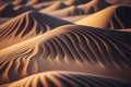 sand dune texture, desert background Generative AI Royalty Free Stock Photo