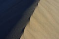Sand dune top edge Royalty Free Stock Photo