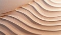 Sand dune wave pattern in arid climate generated by AI