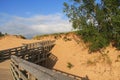 Sand Dunes Along Lake Michigan, USA Royalty Free Stock Photo