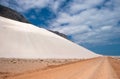 Sand dunes of Archer, Socotra island, Yemen Royalty Free Stock Photo