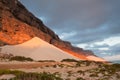 Sand dunes of Archer, Socotra island, Yemen Royalty Free Stock Photo