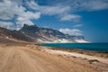 Sand dunes of Archer, Socotra island, Yemen Royalty Free Stock Photo