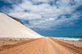 Sand dunes of Archer, Socotra island, Yemen Royalty Free Stock Photo