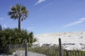 Sand dunes at the Atlantic Ocean Royalty Free Stock Photo