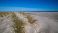 Sand dunes and beach at Skagen in northern Jutland Denmark Royalty Free Stock Photo